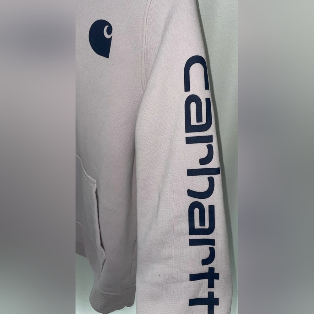 Carhartt Women's Relaxed Fit Midweight Graphic Logo Sweatshirt Size L $54.99 - Picture 4 of 6